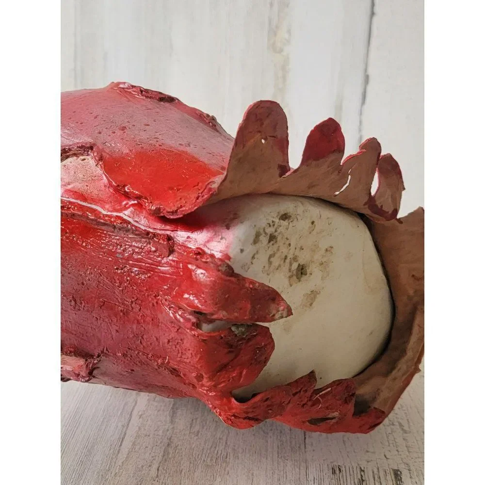 Halloween‎ Bloody Zombie skull face head life-size scary prop decor